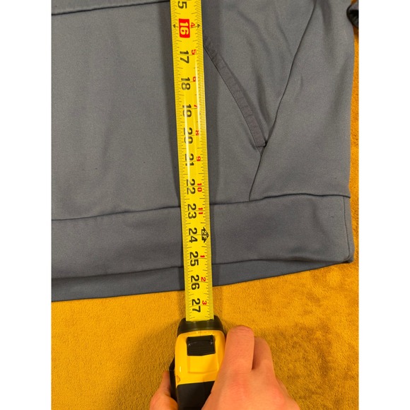 Under Armour Mens ColdGear Loose Fit Hoodie Charcoal Grey Large Pullover Fleece - Picture 9 of 10